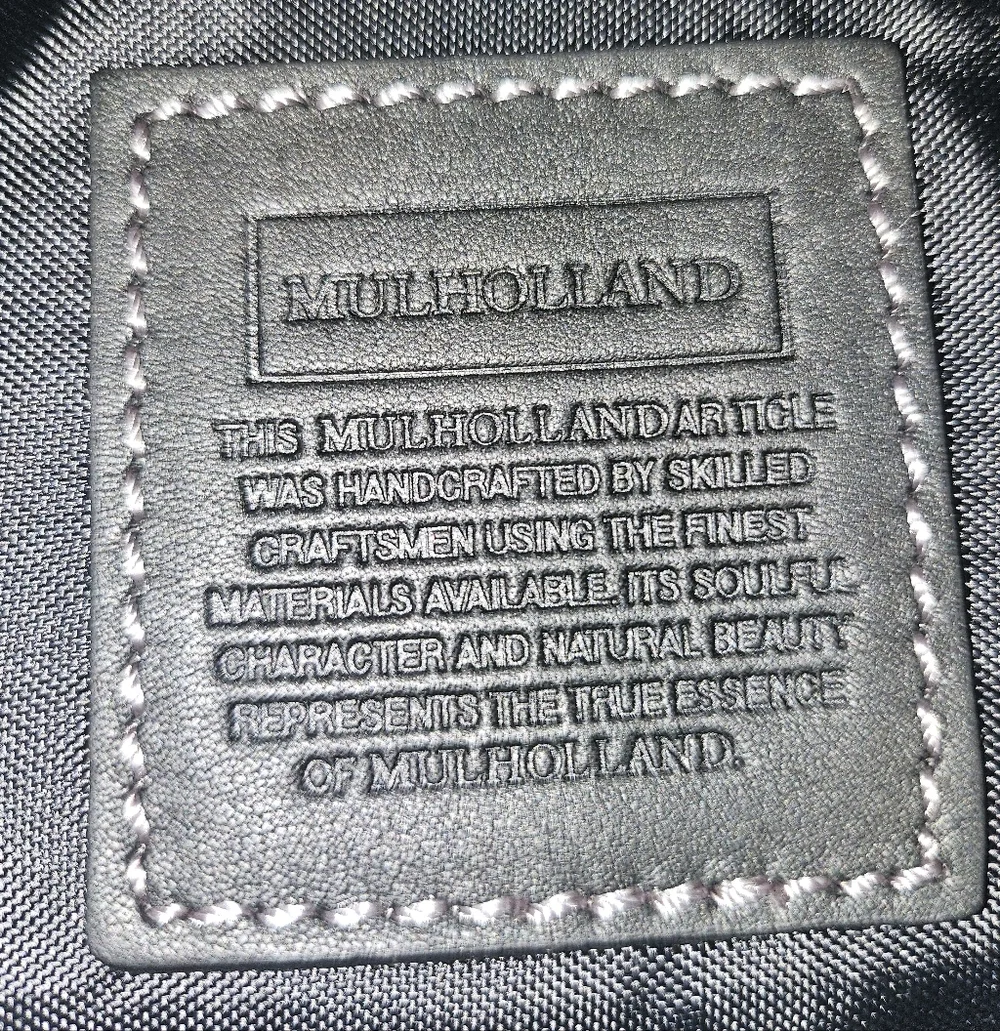 Mullholland Brother's Leather Garmeng Bag
